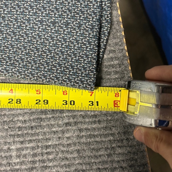 Panhandle Slim Mens Patterned Dress Pants Trousers Size 32x31 Blue White - Picture 4 of 5